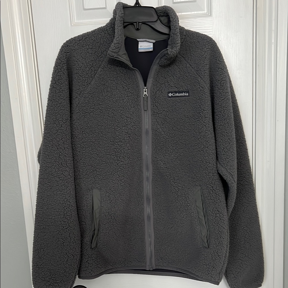 Columbia Gray Fleece Jacket